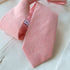 Salmon Peach Solid Skinny Tie